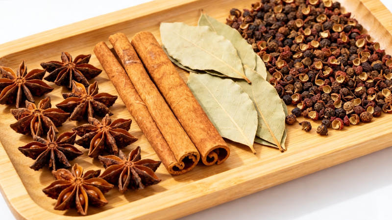 香料组合 八角桂皮香叶花椒图片