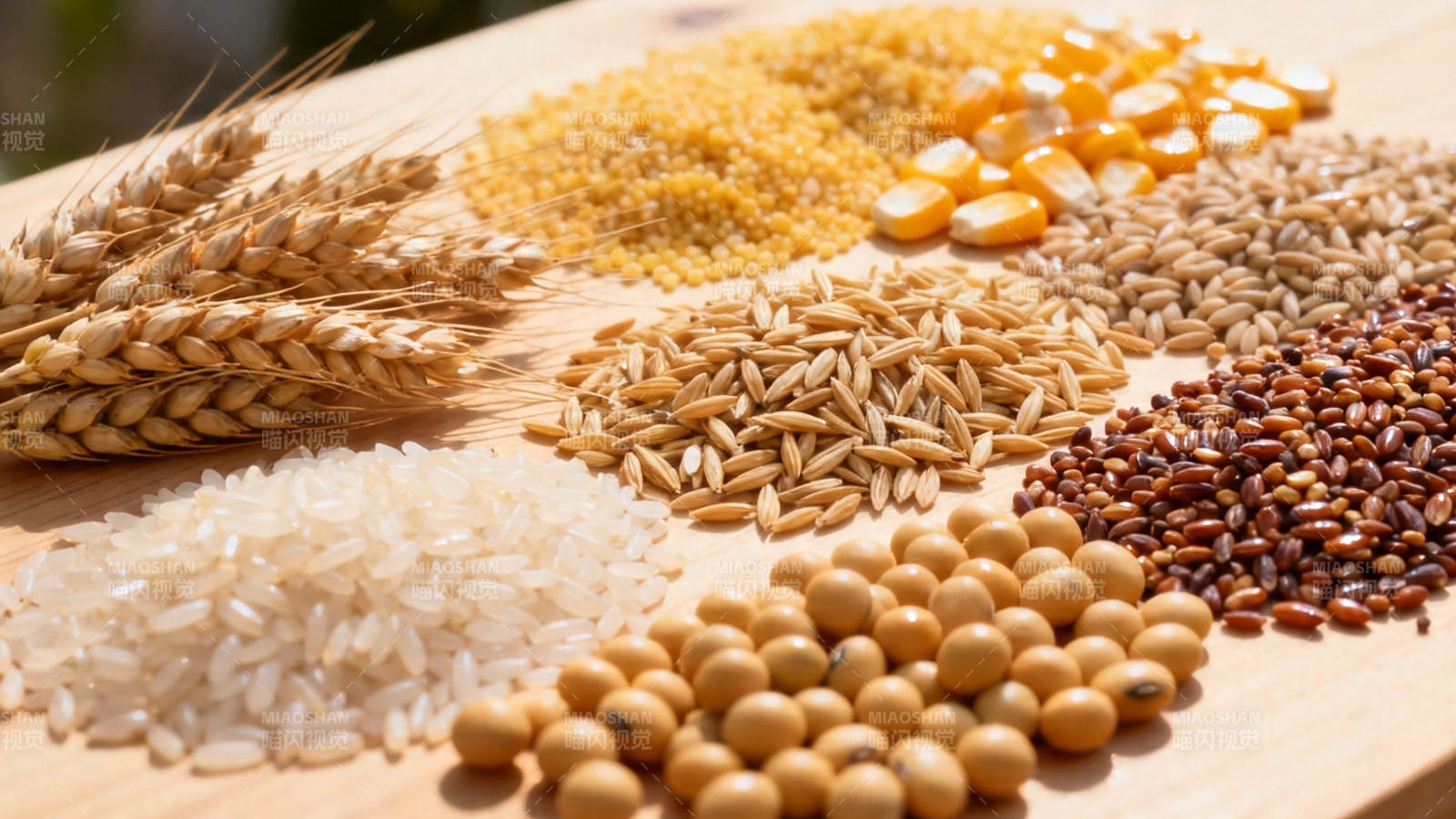 五谷杂粮丰盈图图片