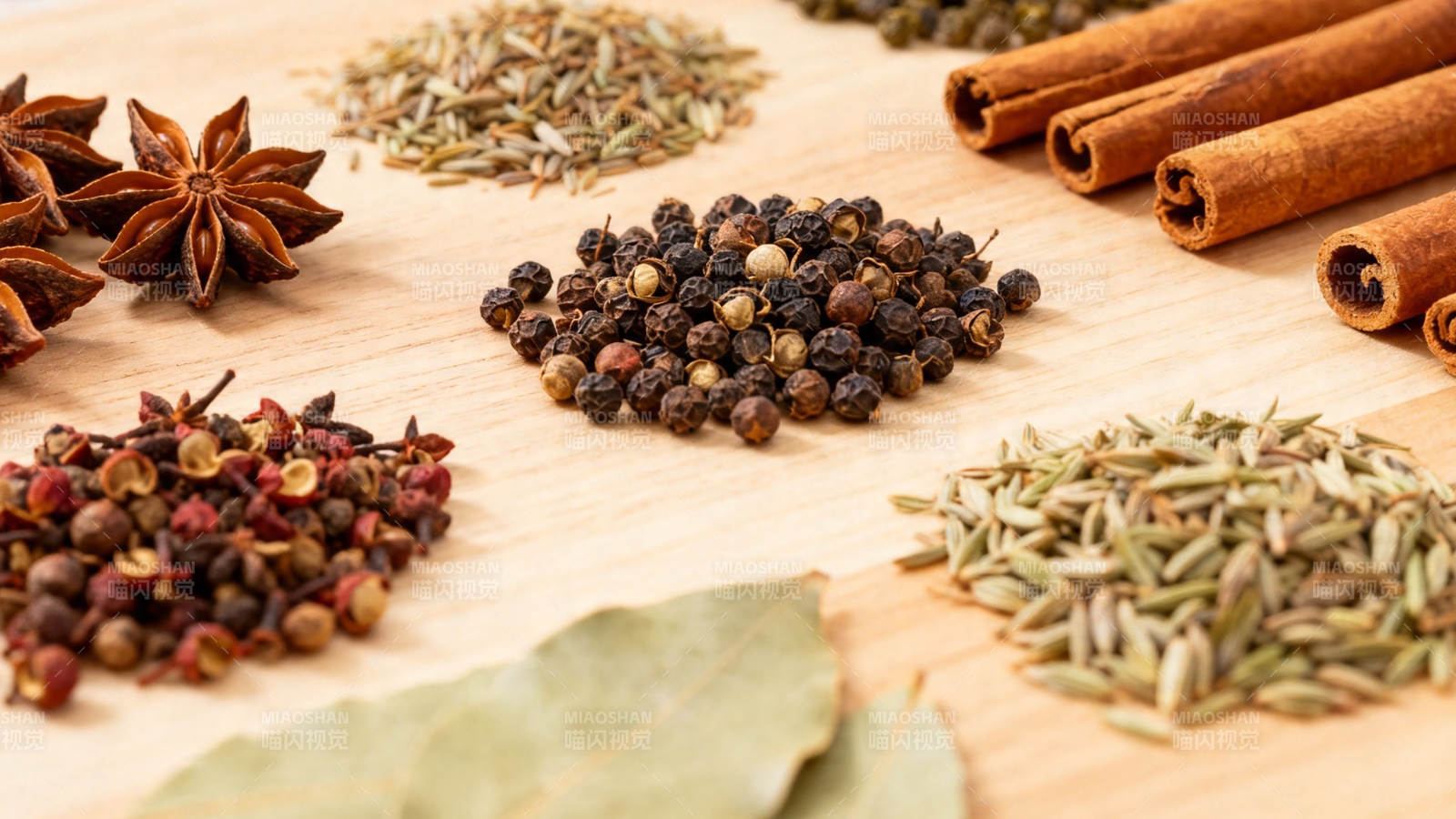 香料合集 八角桂皮花椒等图片