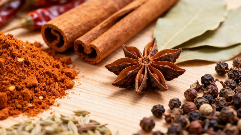 香料荟萃 八角桂皮花椒等图片