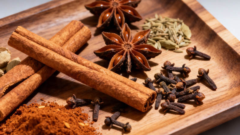 香料荟萃 桂皮八角丁香等图片