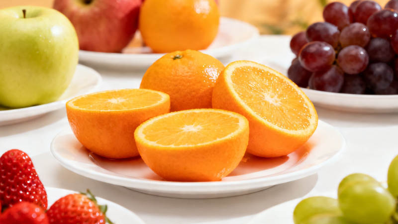 新鲜水果拼盘 色彩缤纷诱人图片