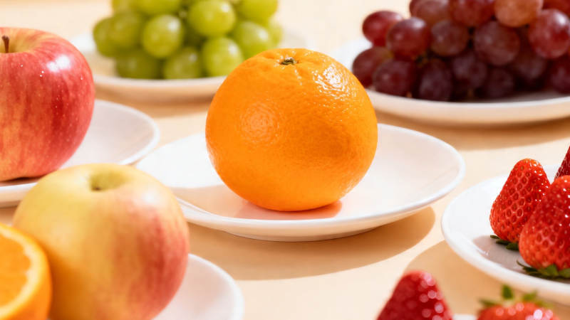 水果拼盘 橙苹果葡萄草莓图片