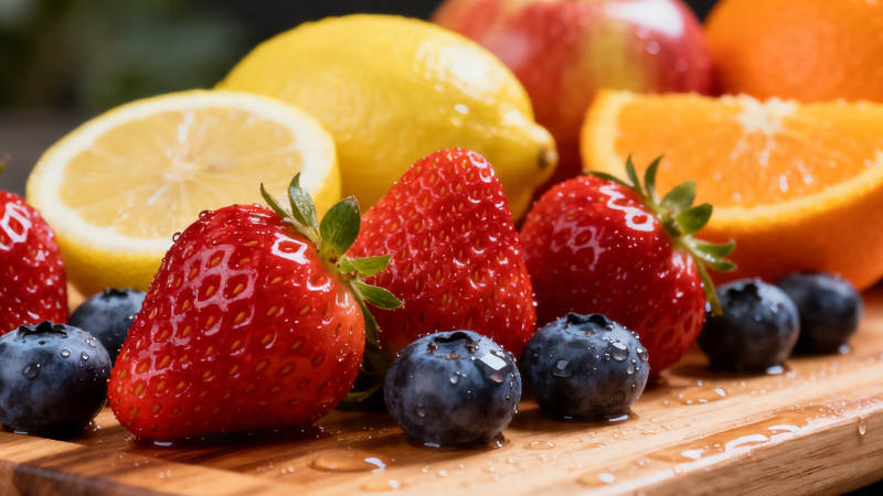 鲜果水珠 色彩诱人图片