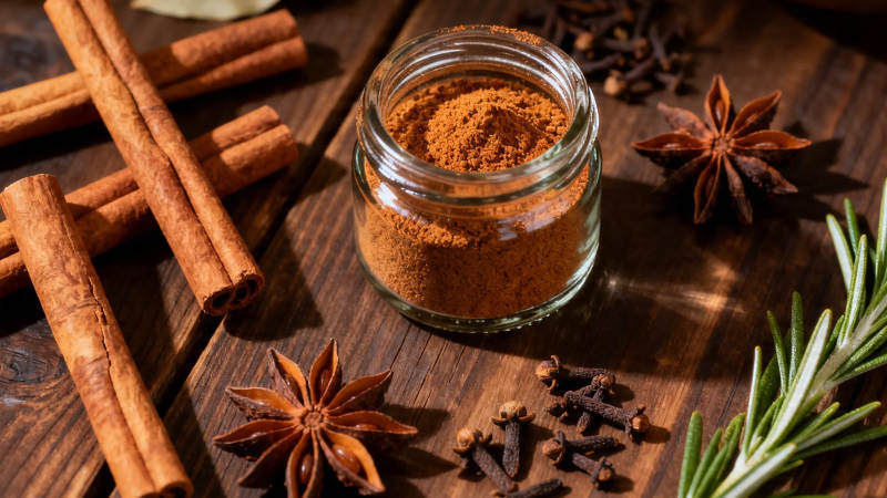 香料盛宴 肉桂八角丁香迷迭香图片