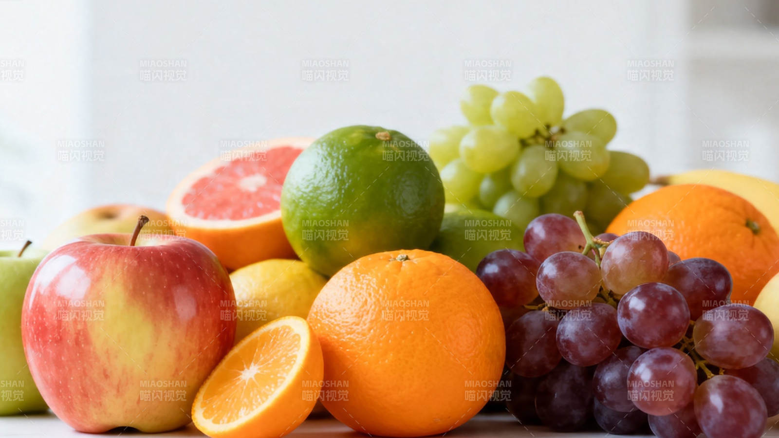 新鲜水果大集合 色彩缤纷诱人图片