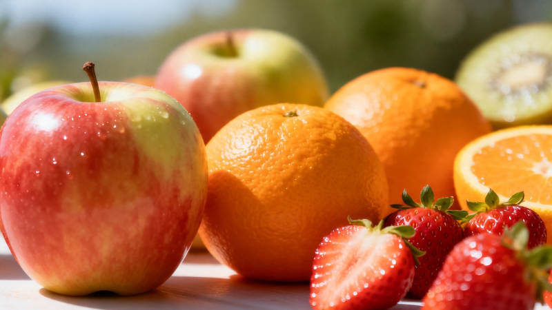 鲜果缤纷 阳光下的美味盛宴图片