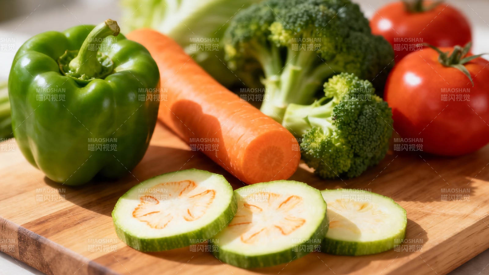 新鲜蔬菜拼盘 健康美味图片