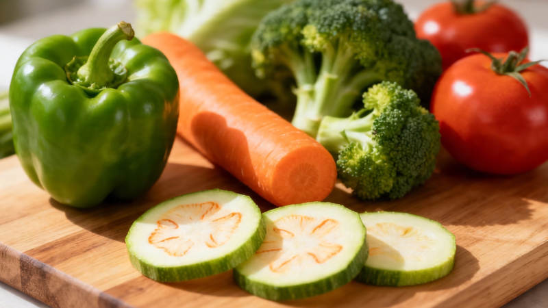 新鲜蔬菜拼盘 健康美味图片