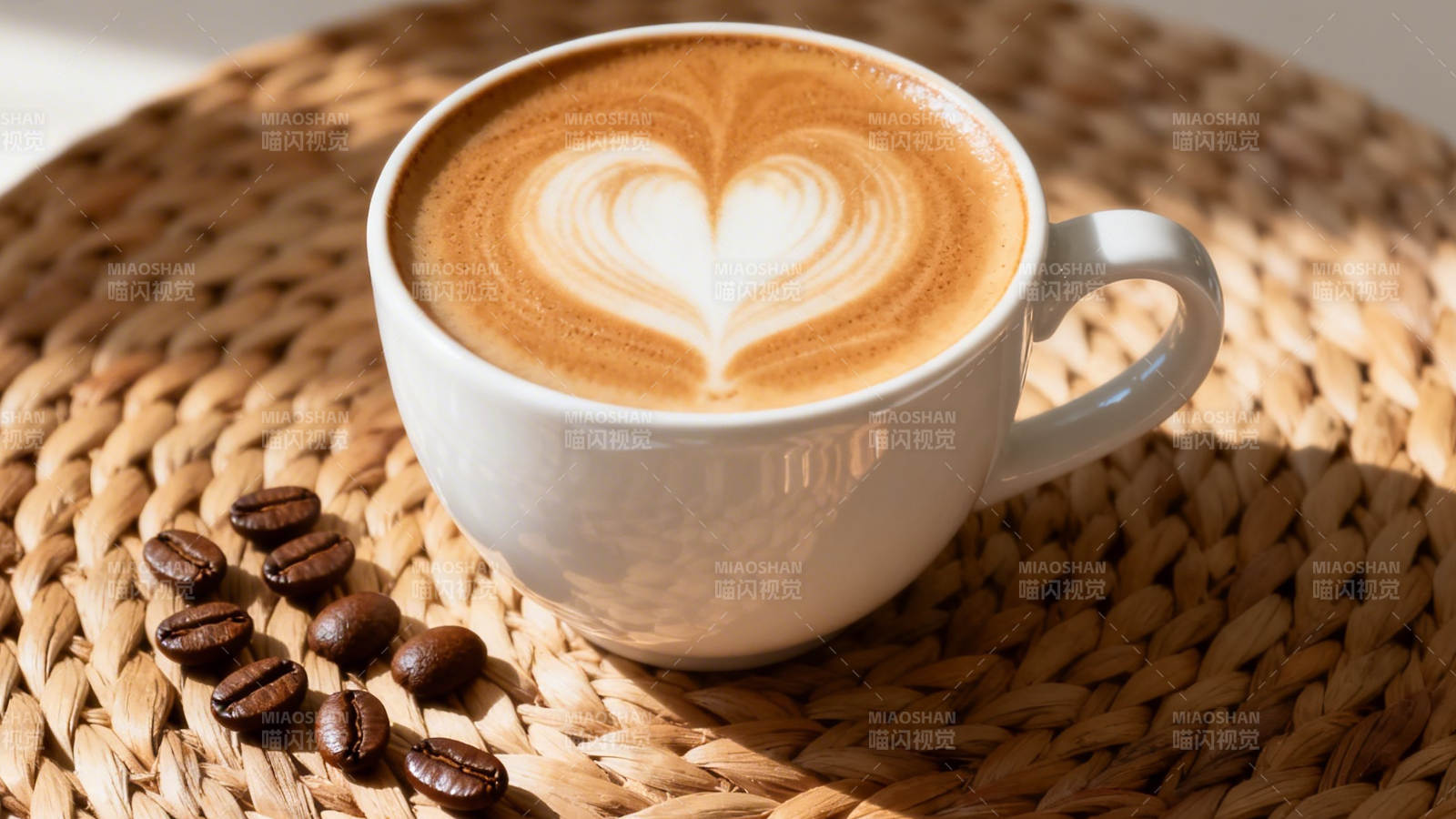 咖啡拉花 心形艺术图片