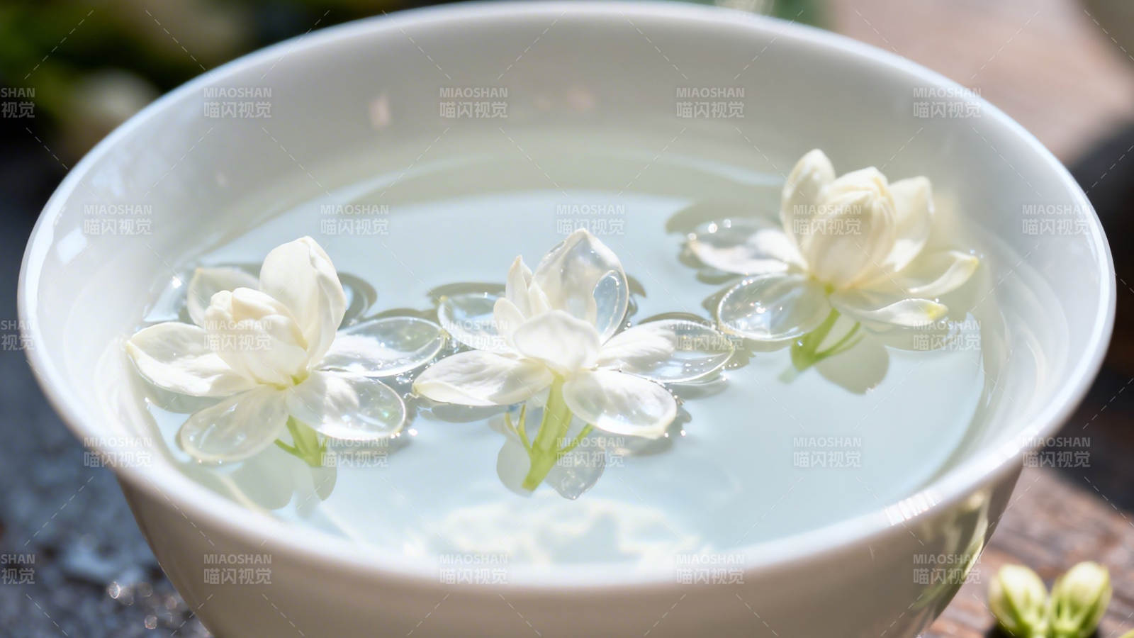 碗中浮花 清雅如诗图片