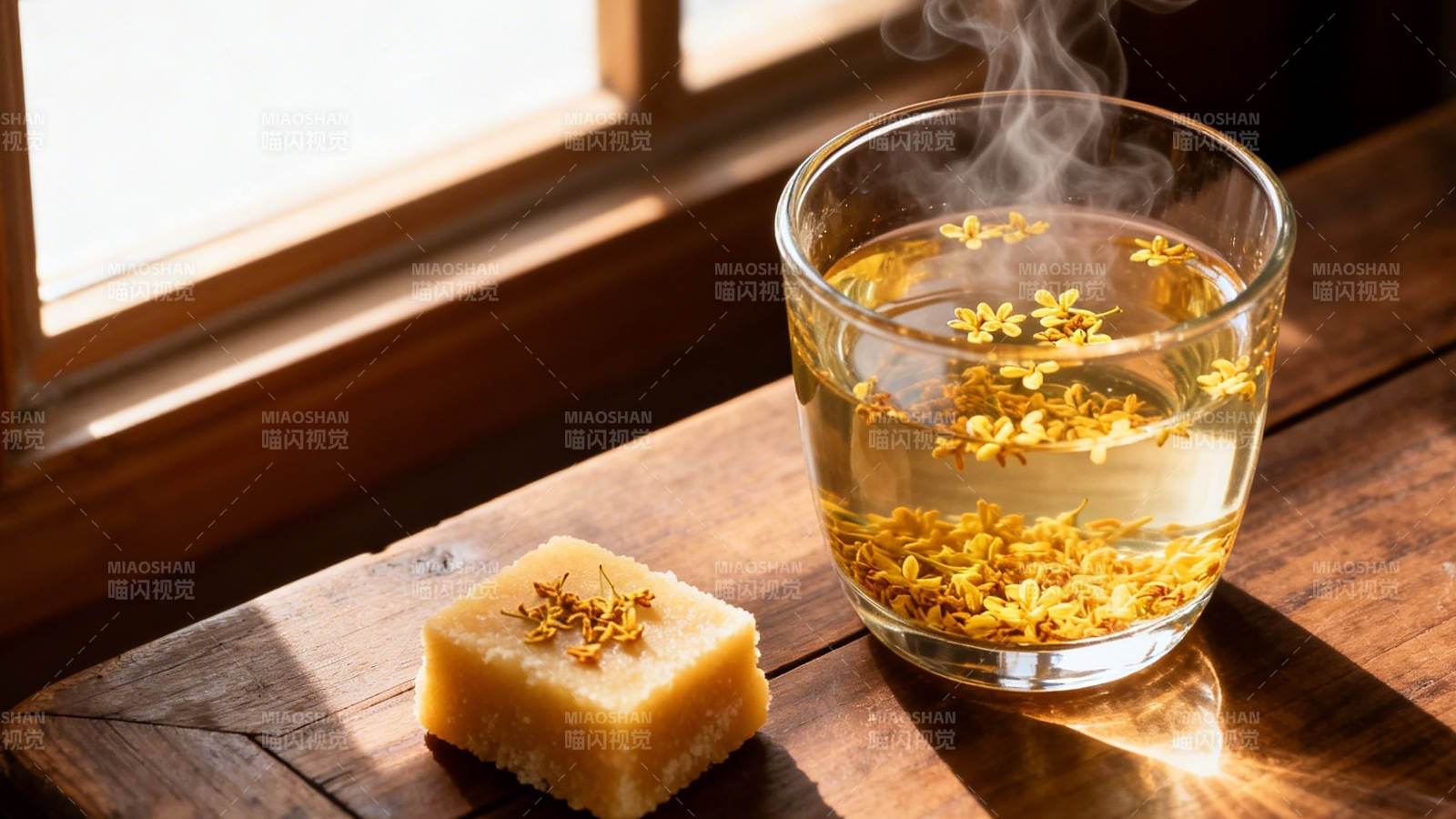 桂花茶暖 窗边静享时光图片