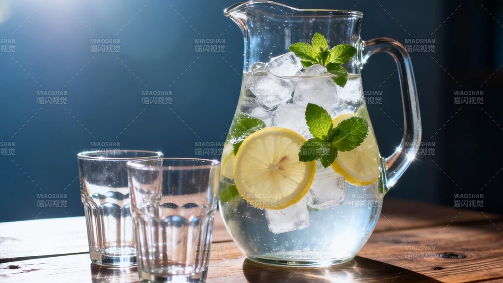 冰柠薄荷水 清凉一夏图片