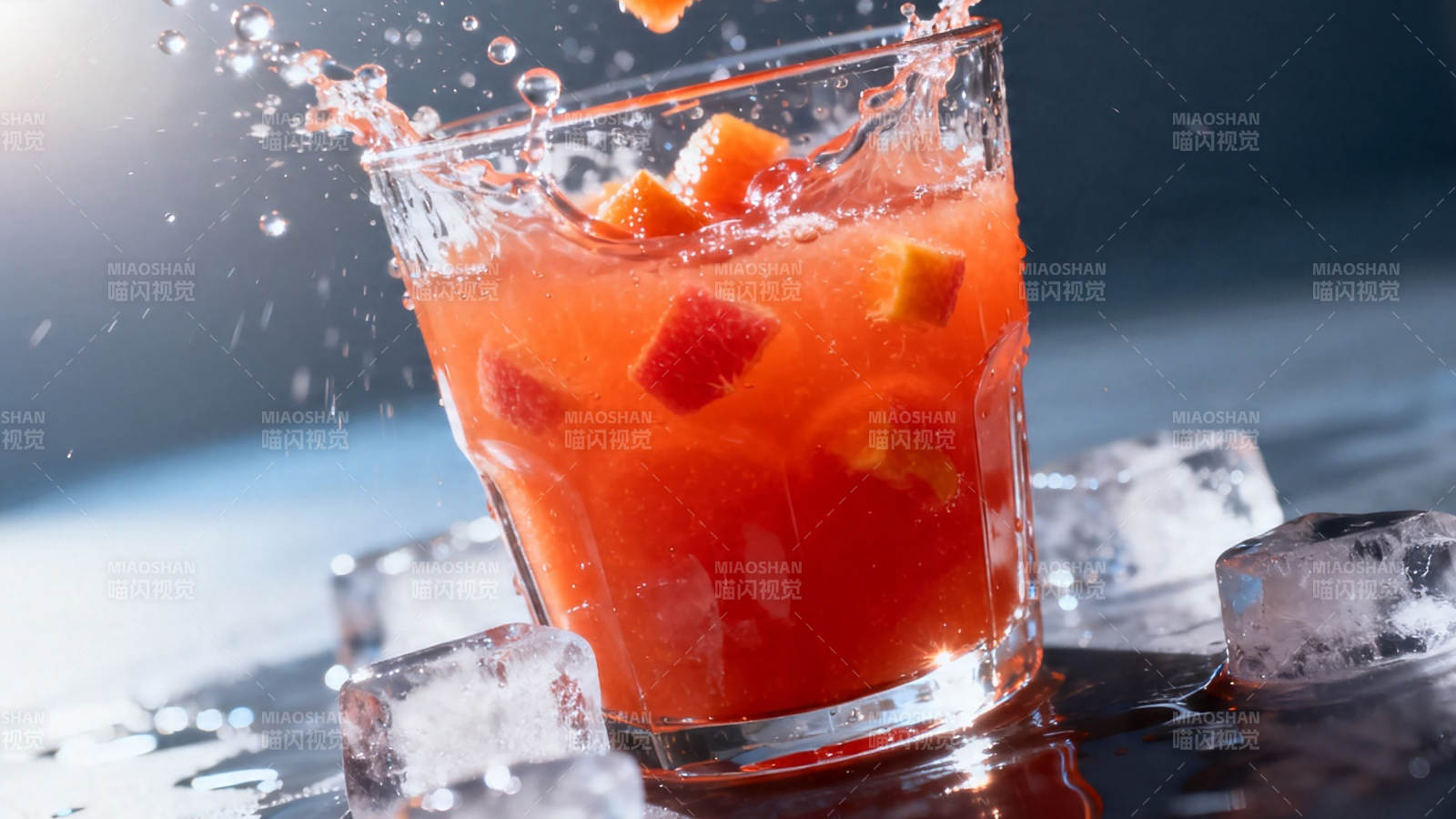 冰爽果饮 溅起清凉瞬间图片