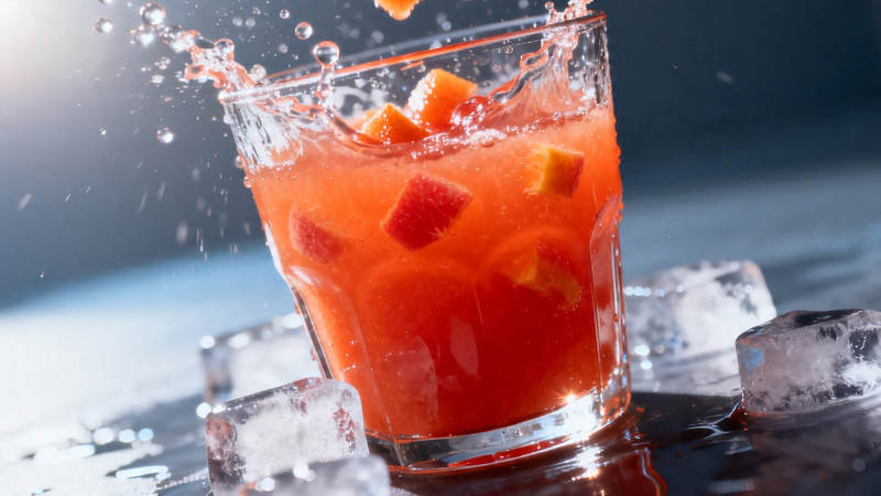 冰爽果饮 溅起清凉瞬间图片