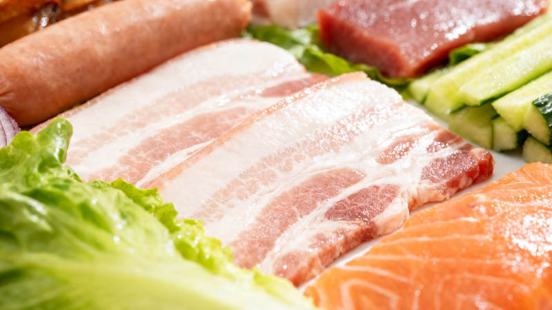 生鲜食材拼盘 色彩丰富诱人图片