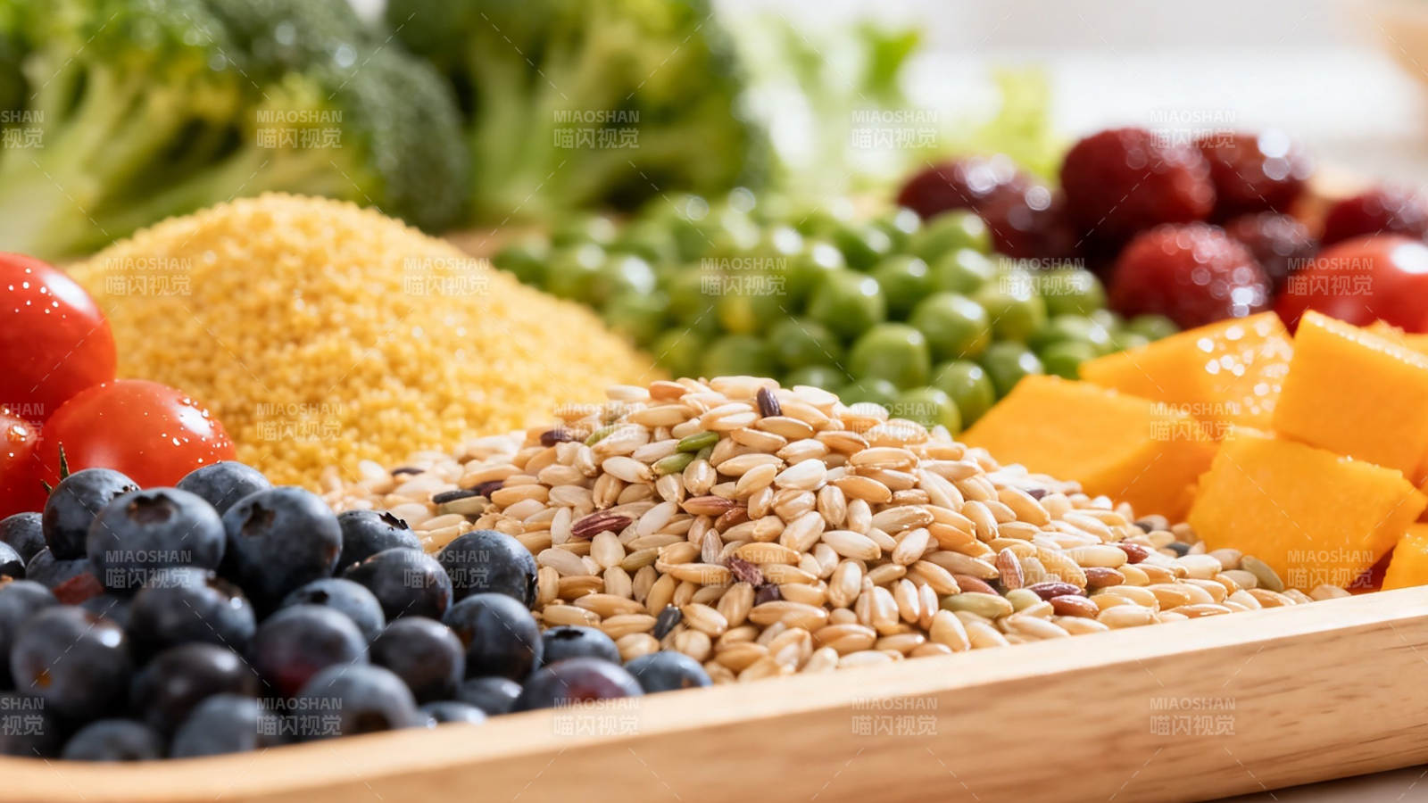 五谷果蔬营养拼盘图片