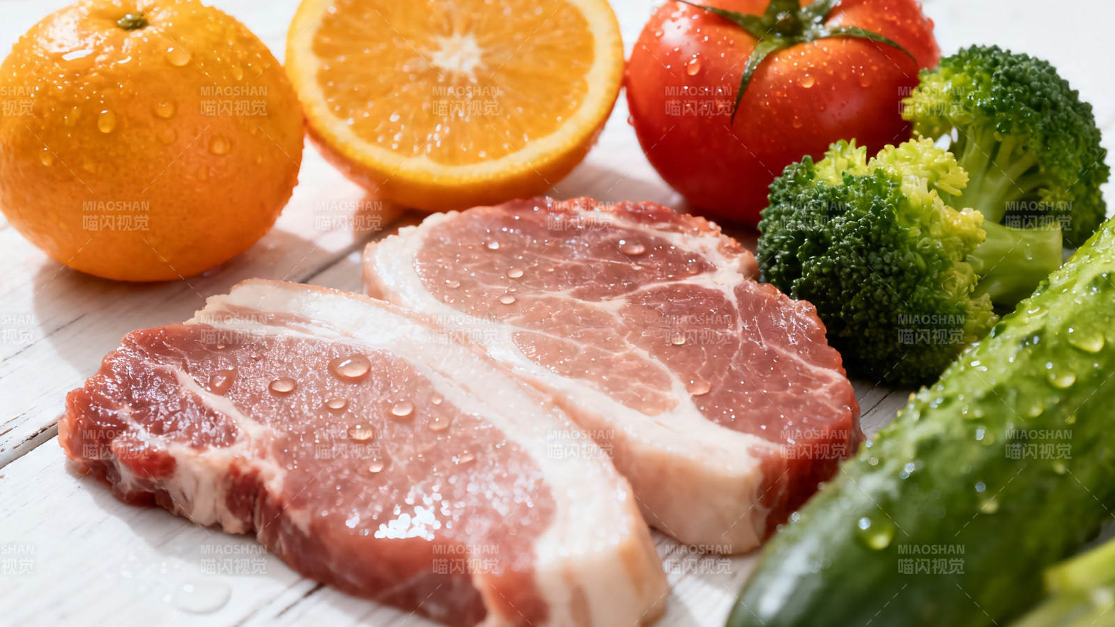 新鲜食材 肉果蔬菜搭配图片