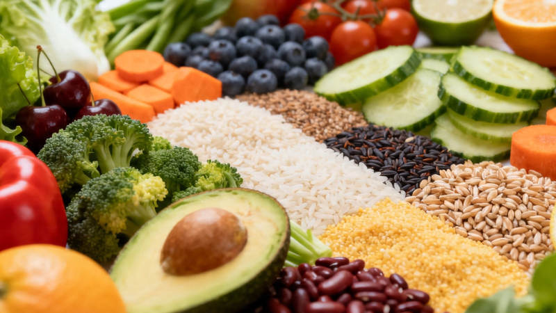 多彩健康食材拼盘图片