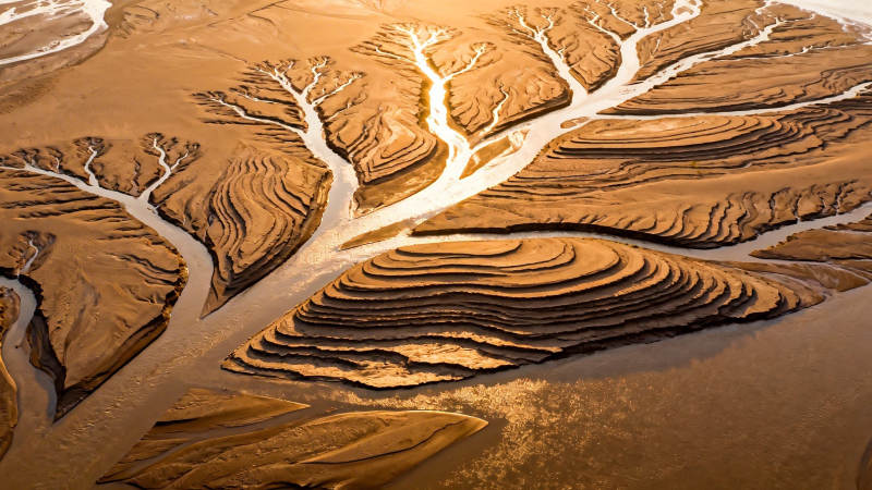 沙海纹路 大地之脉图片