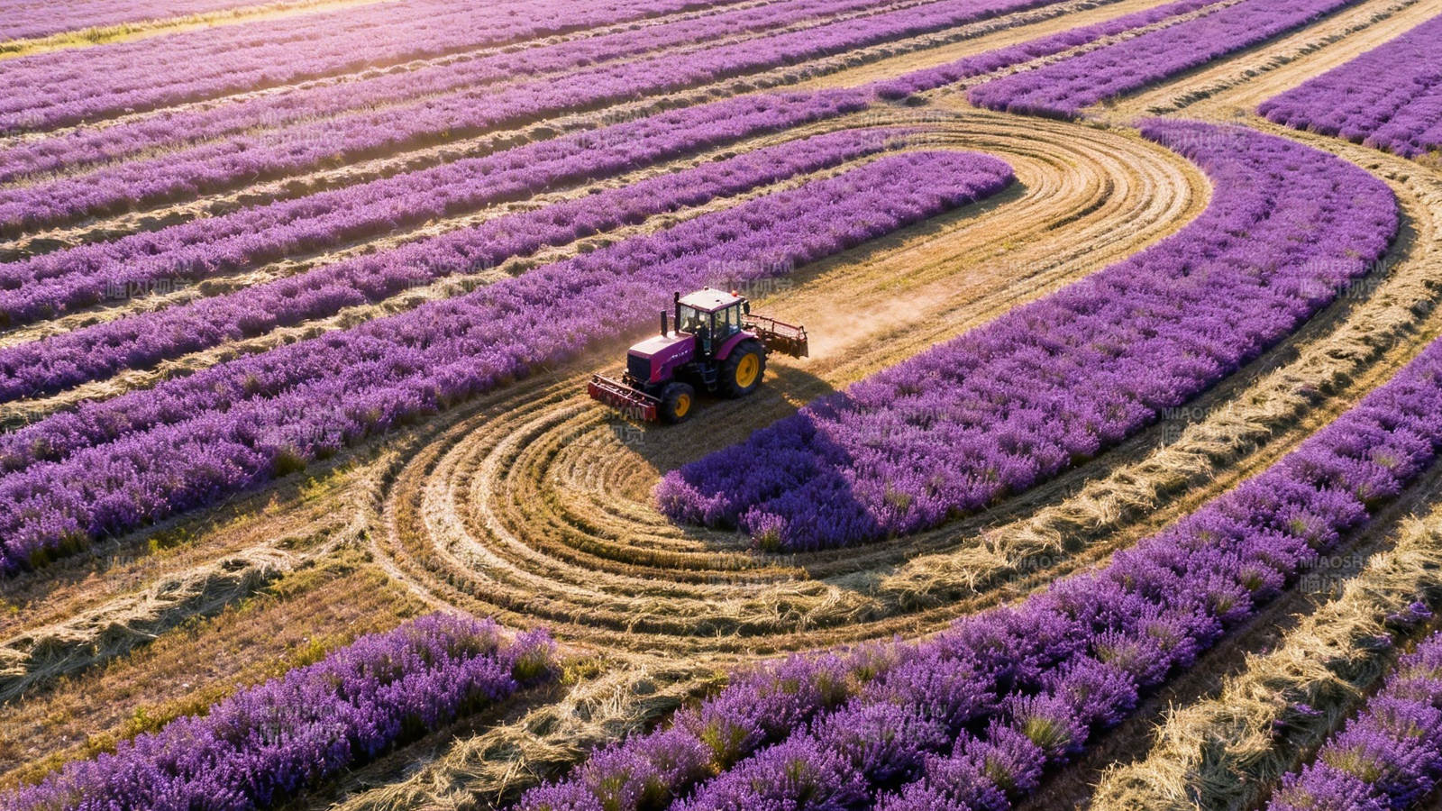 紫海 tractor 耕作曲图片