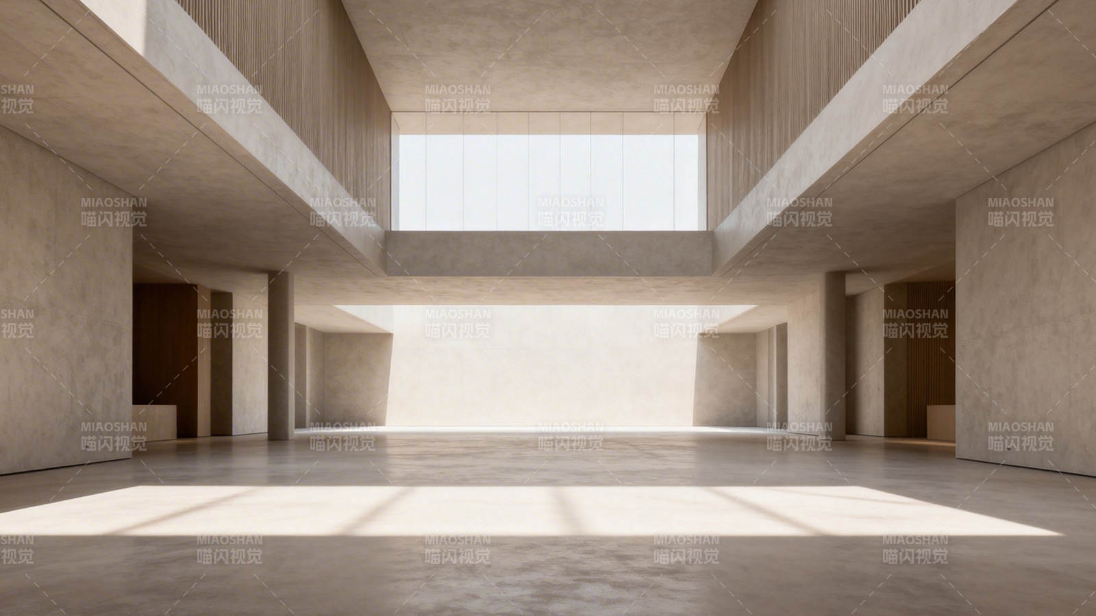 光影混凝土空间图片