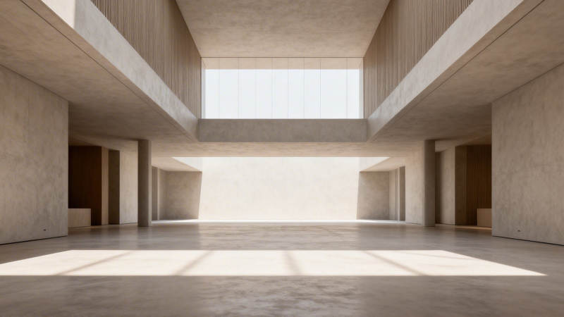 光影混凝土空间图片