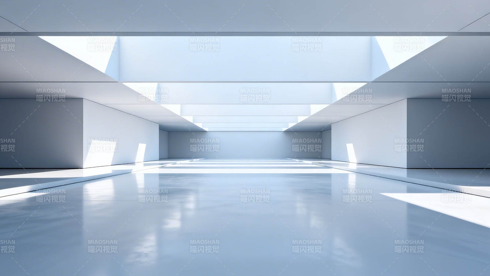 现代极简空间 光影交错图片