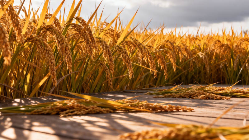 金黄稻浪 丰收在望图片