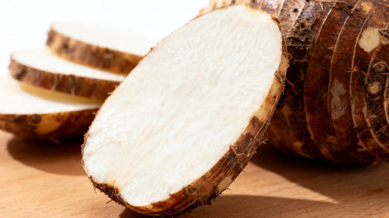 芋头切片 洁白细腻图片