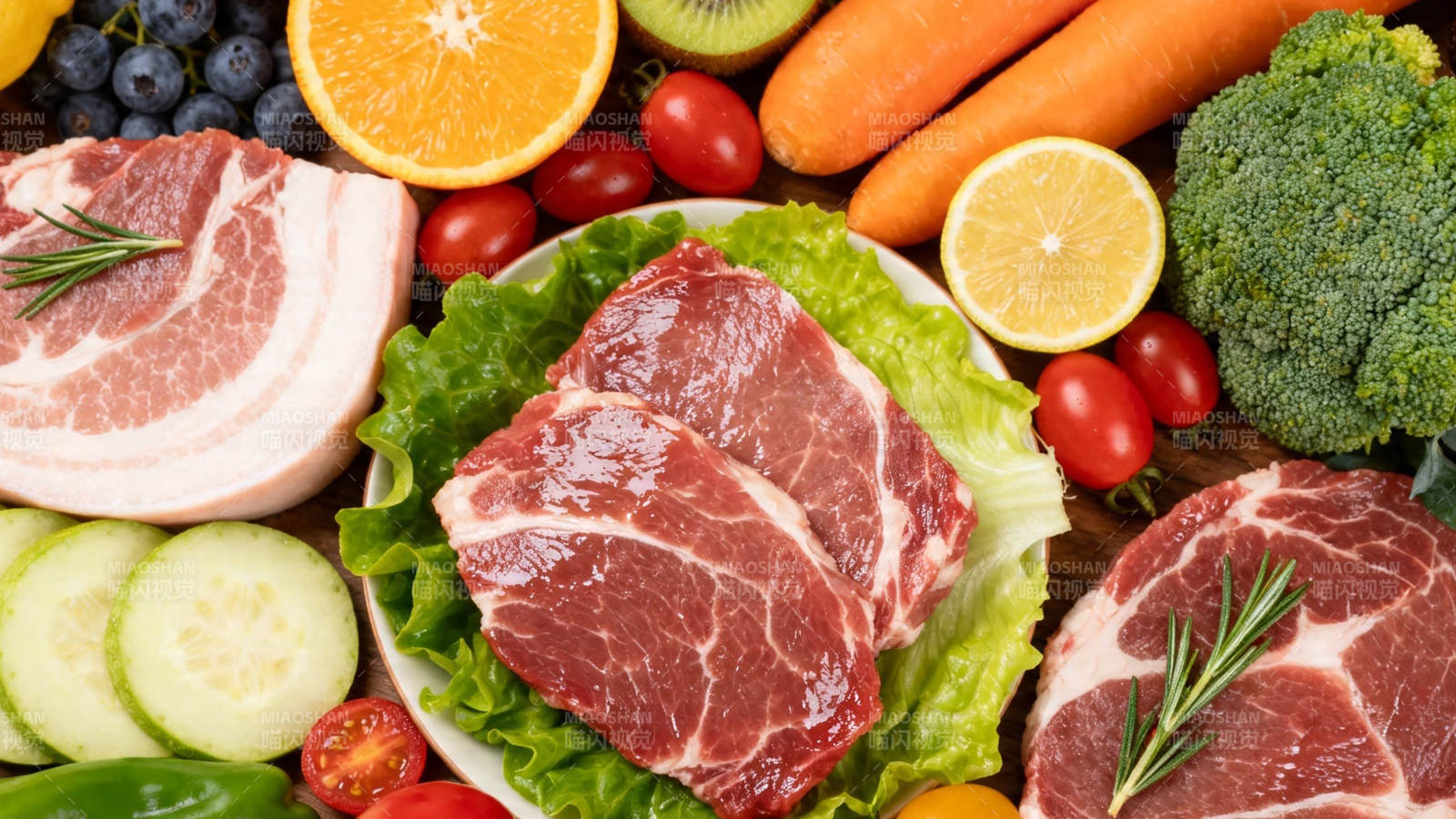 均衡膳食 肉菜果搭配图片