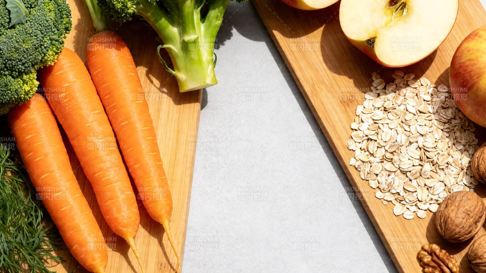 健康食材 蔬果燕麦坚果图片