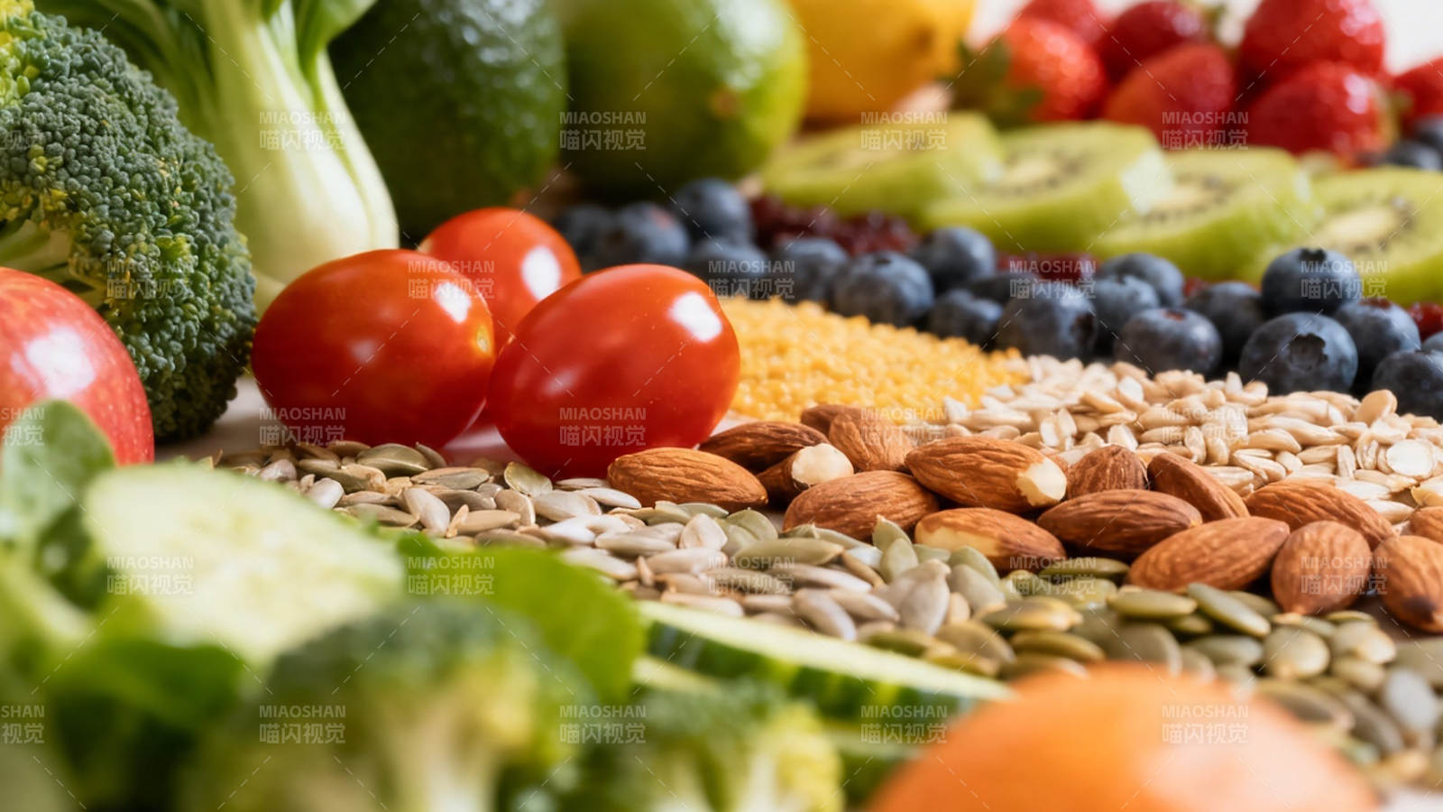 健康蔬果坚果大集合图片