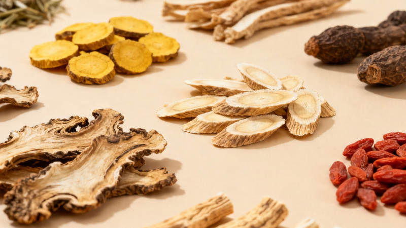 中药材拼盘 滋补养生精选图片