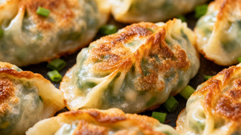 金黄煎饺 香脆诱人图片