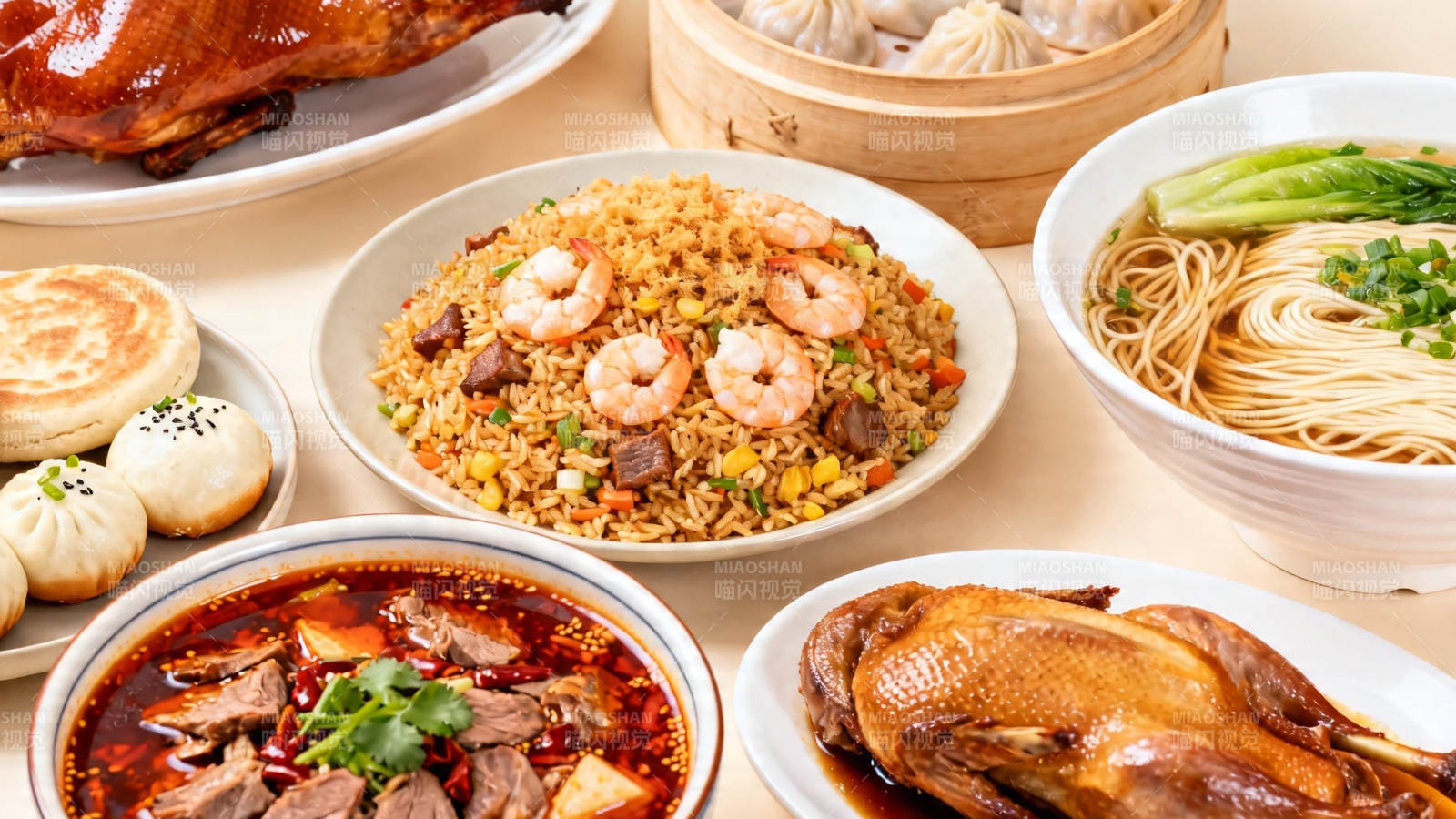 中式美食盛宴 色香味俱全图片