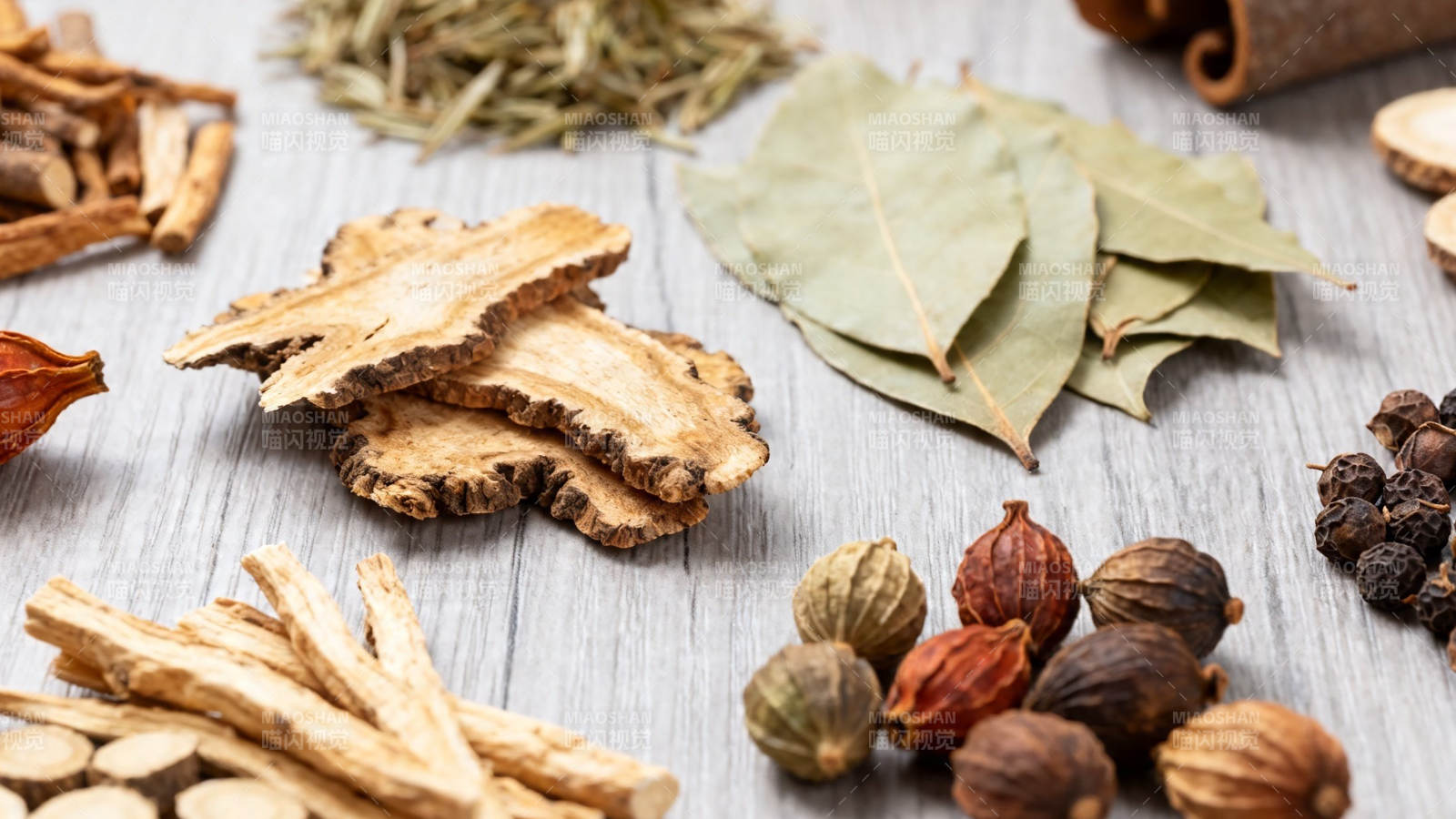 香料药材静物图图片