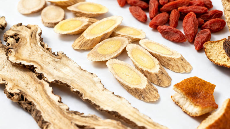 中药材拼盘 黄芪枸杞陈皮图片