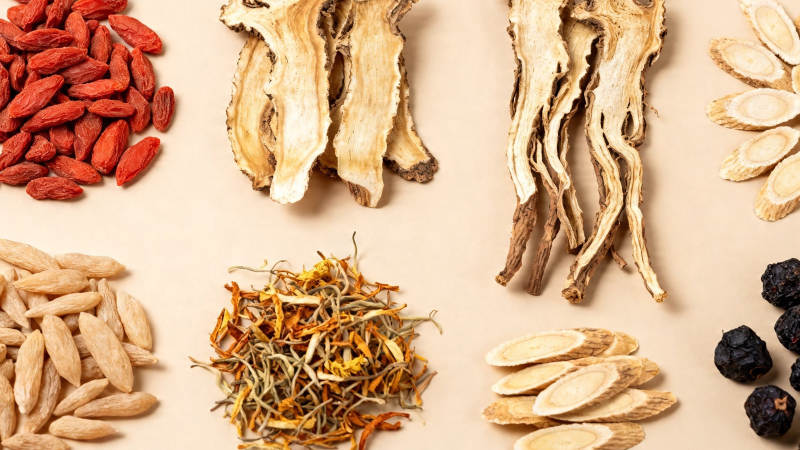 中药材拼盘 滋补养生之选图片