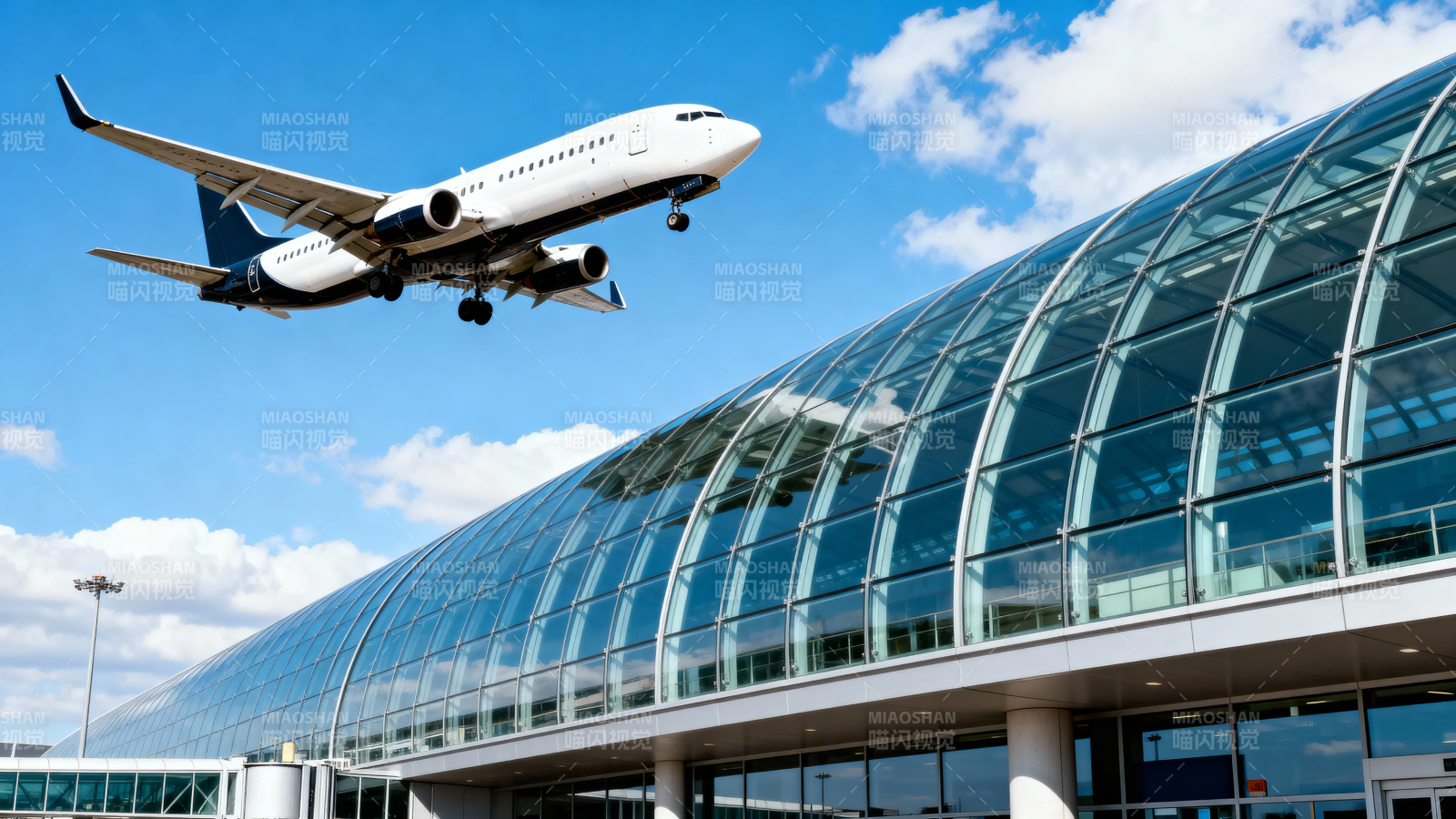 飞机起飞 现代机场掠影图片