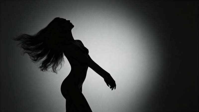 舞动剪影 光影魅惑图片