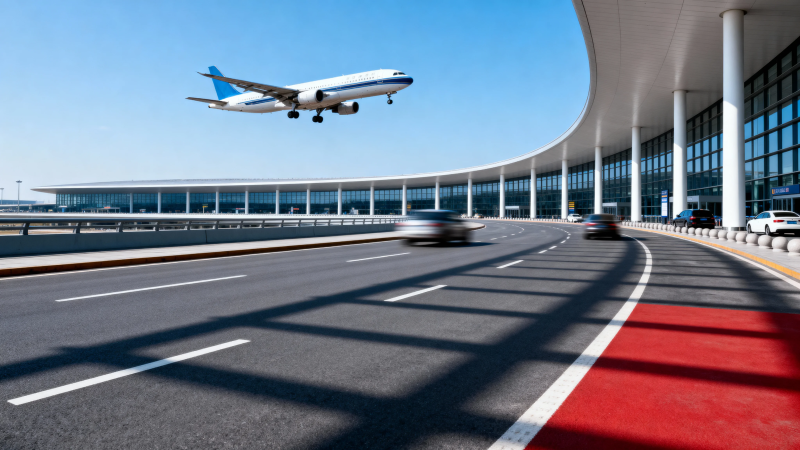 飞机起飞 机场现代风图片