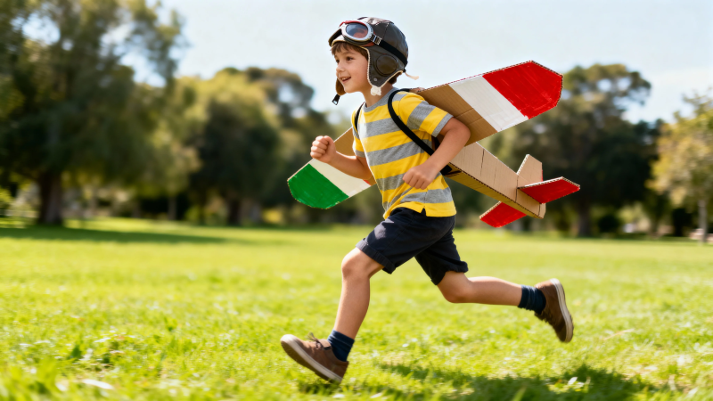 小小飞行员 梦想起飞图片