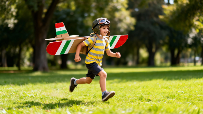 小小飞行员 梦想起飞图片