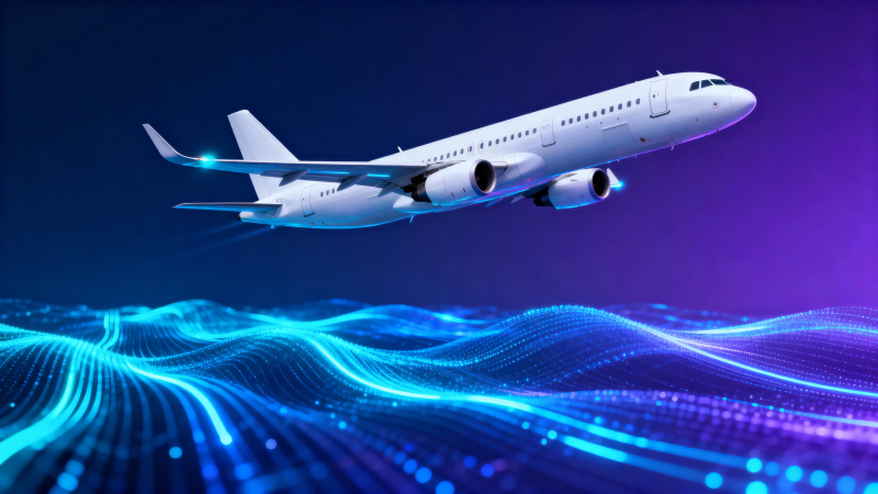智飞未来 数字浪潮上的客机图片