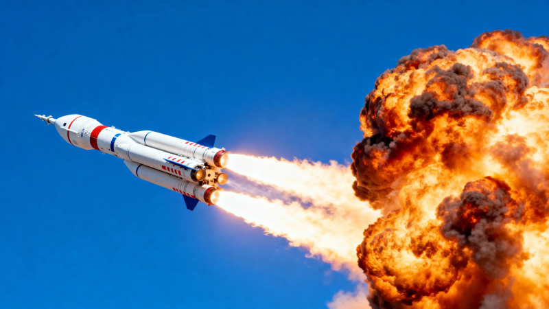 火箭升空 烈焰腾空图片