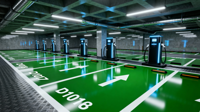 地下车库充电桩区图片