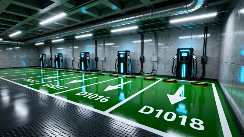 地下车库充电桩区图片