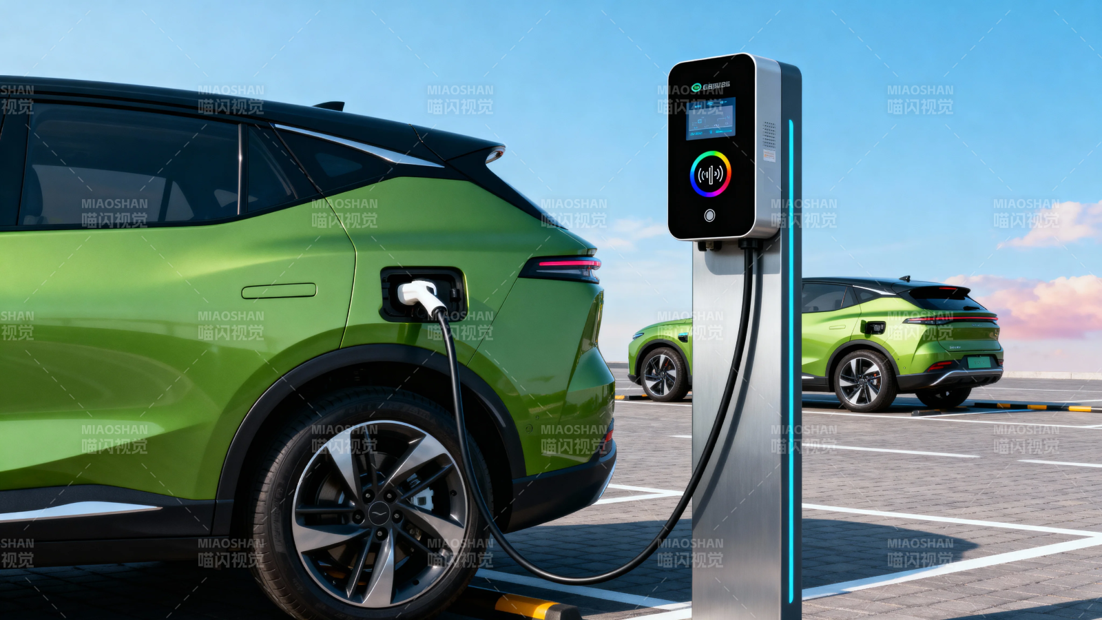 绿车充电 未来出行图片