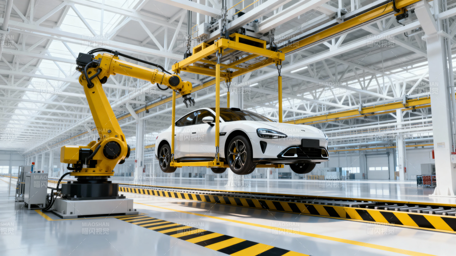 智能工厂汽车装配线图片
